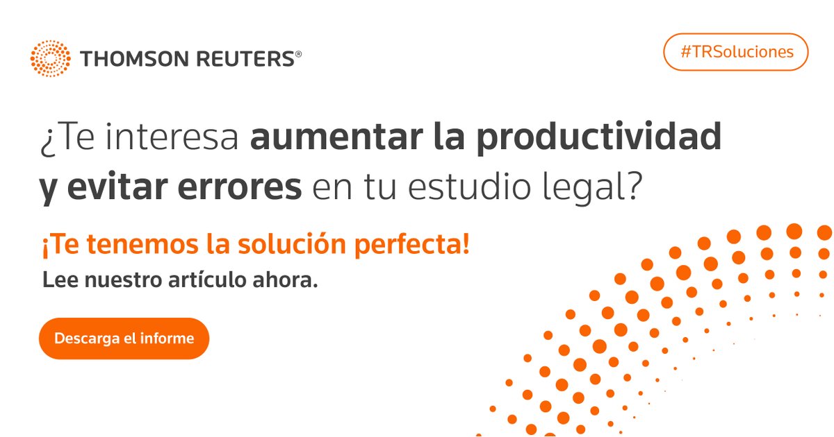 thomsonchile's tweet photo. 🔍 Potencializa el esquema de trabajo en tu estudio legal con una plataforma que transformara tu rendimiento AL SIGUIENTE NIVEL.

¡Da el próximo paso hacia el futuro ahora! Conoce todos los detalles aquí: https://t.co/pCKKtpgF54

#TRSoluciones https://t.co/EsyoZn1fS5