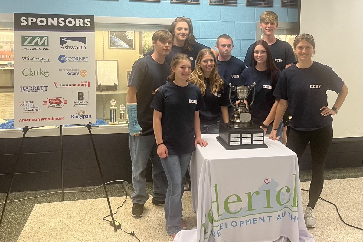 Clarke County High School brings the Widget Cup back to CCHS!  Great job!