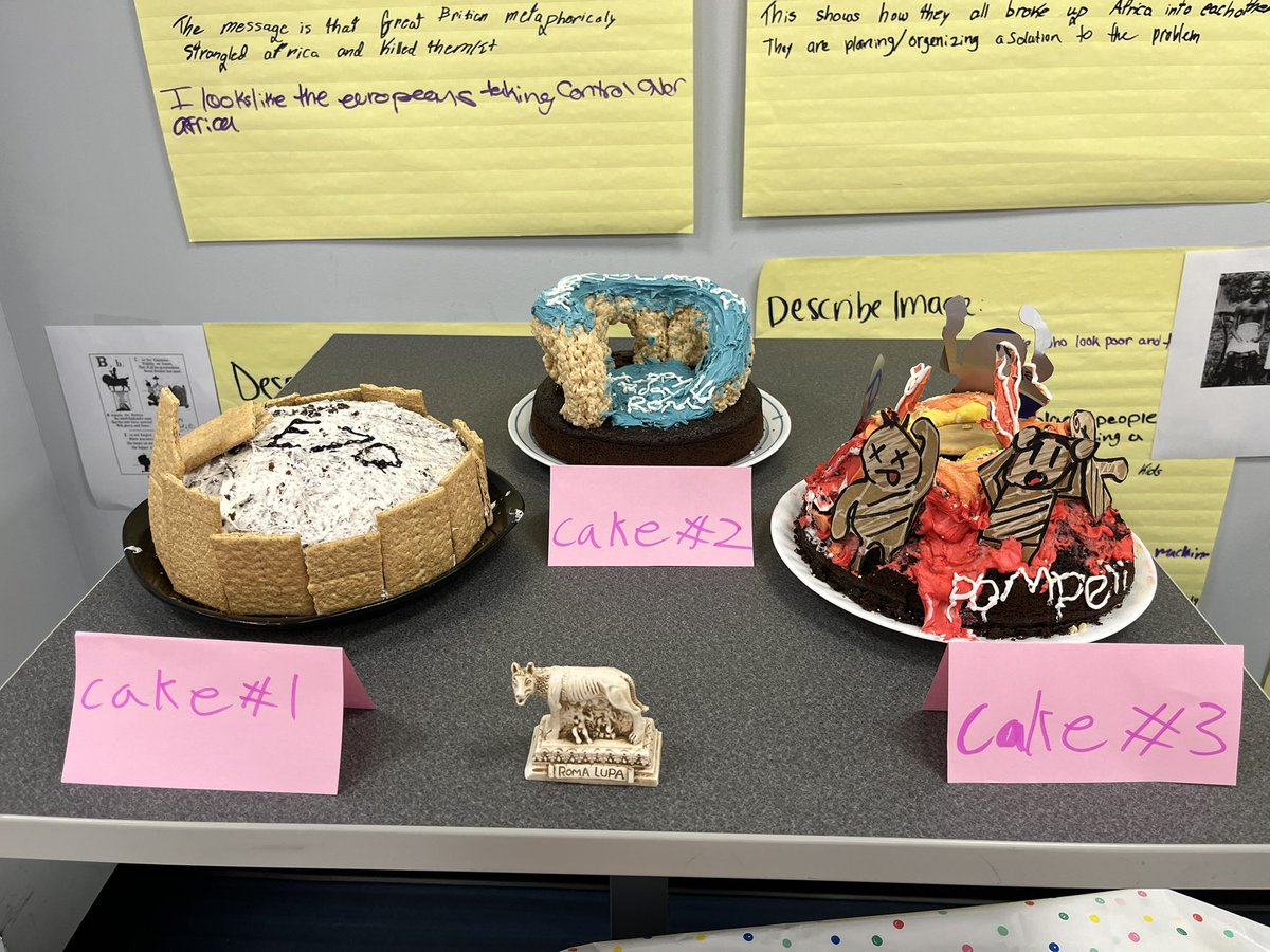 magistradurkin's tweet photo. Gratias @MineolaMagistra for hosting GCHS Latin (&amp; family) for a fun event! Chickpeas, cakes, and catapults made for an amazing time — rap battles were an epic bonus 🎉🎂#AUC #MMDCCLXXVI #LatinClubs #amicae https://t.co/zkMfwYPNPA