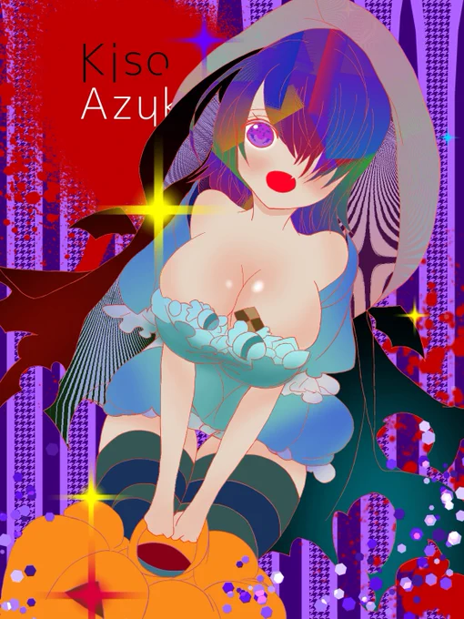 #あなたの紫色の作品を見せてくださいまぁあずきちですよねむえ〜 