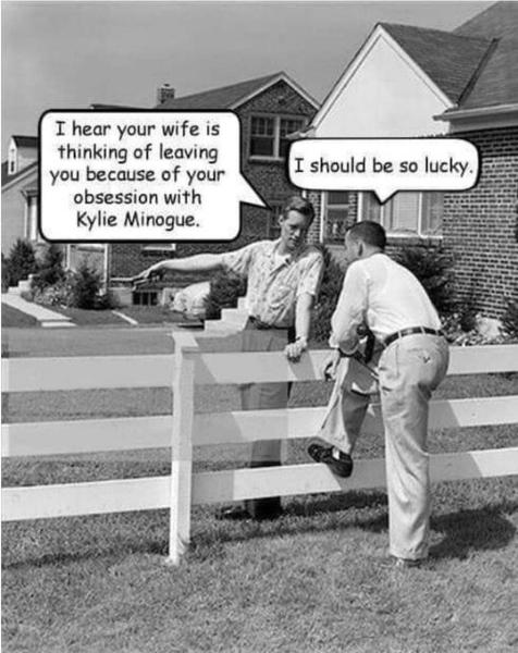 #dadjoke
#KylieMinogue