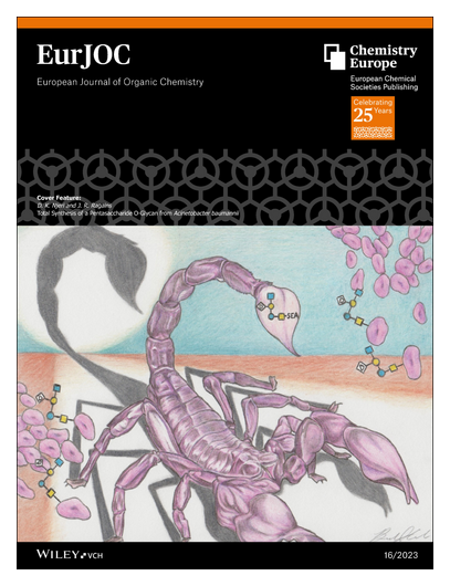 EurJOC's tweet photo. #OnTheCover Total Synthesis of a Pentasaccharide O-Glycan from Acinetobacter baumannii by Justin R. Ragains and co-workers @LSU_Chemistry https://t.co/51GaKdW96h https://t.co/NKNxTv8e07