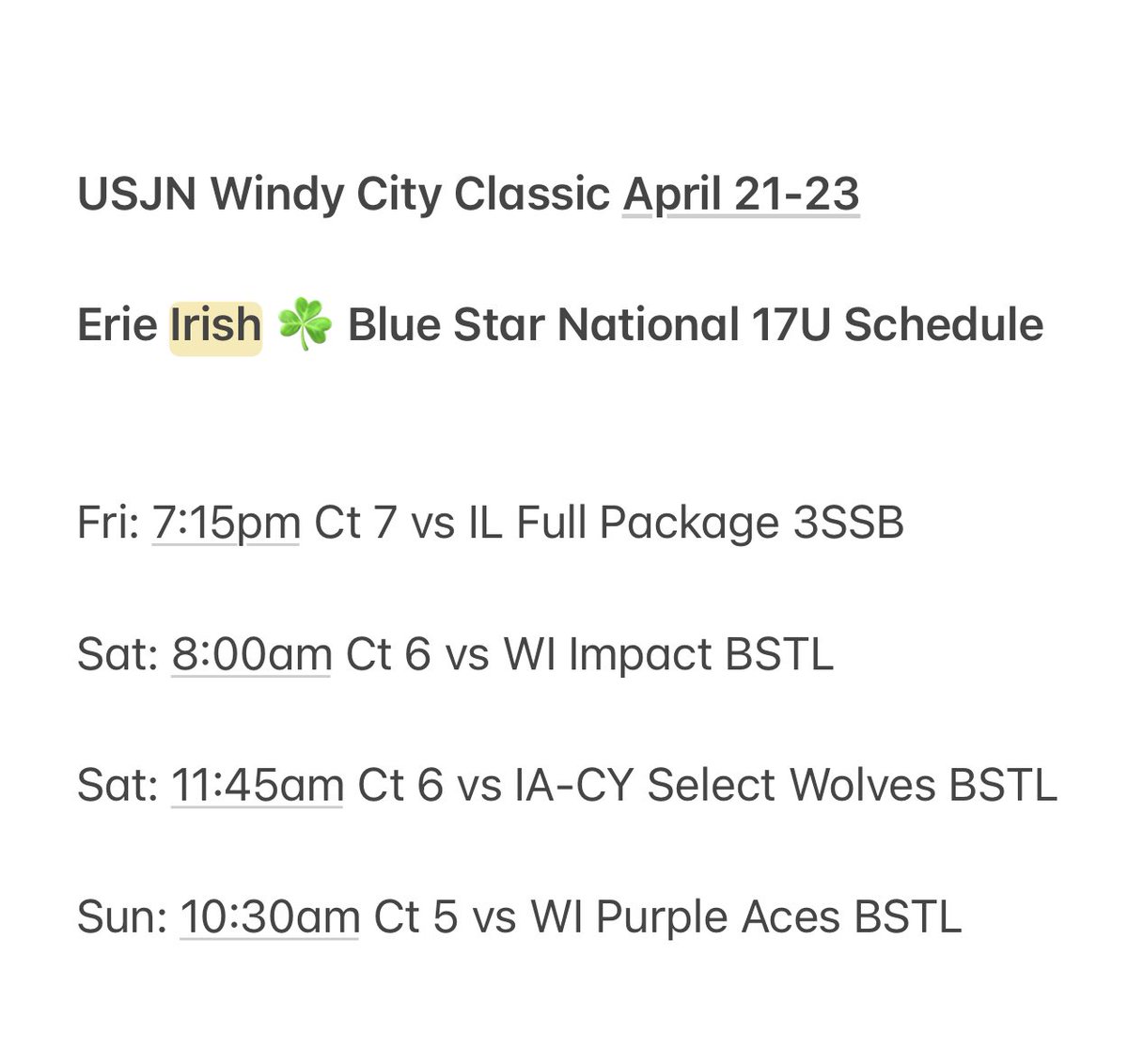 Erie Irish AAU tweet media