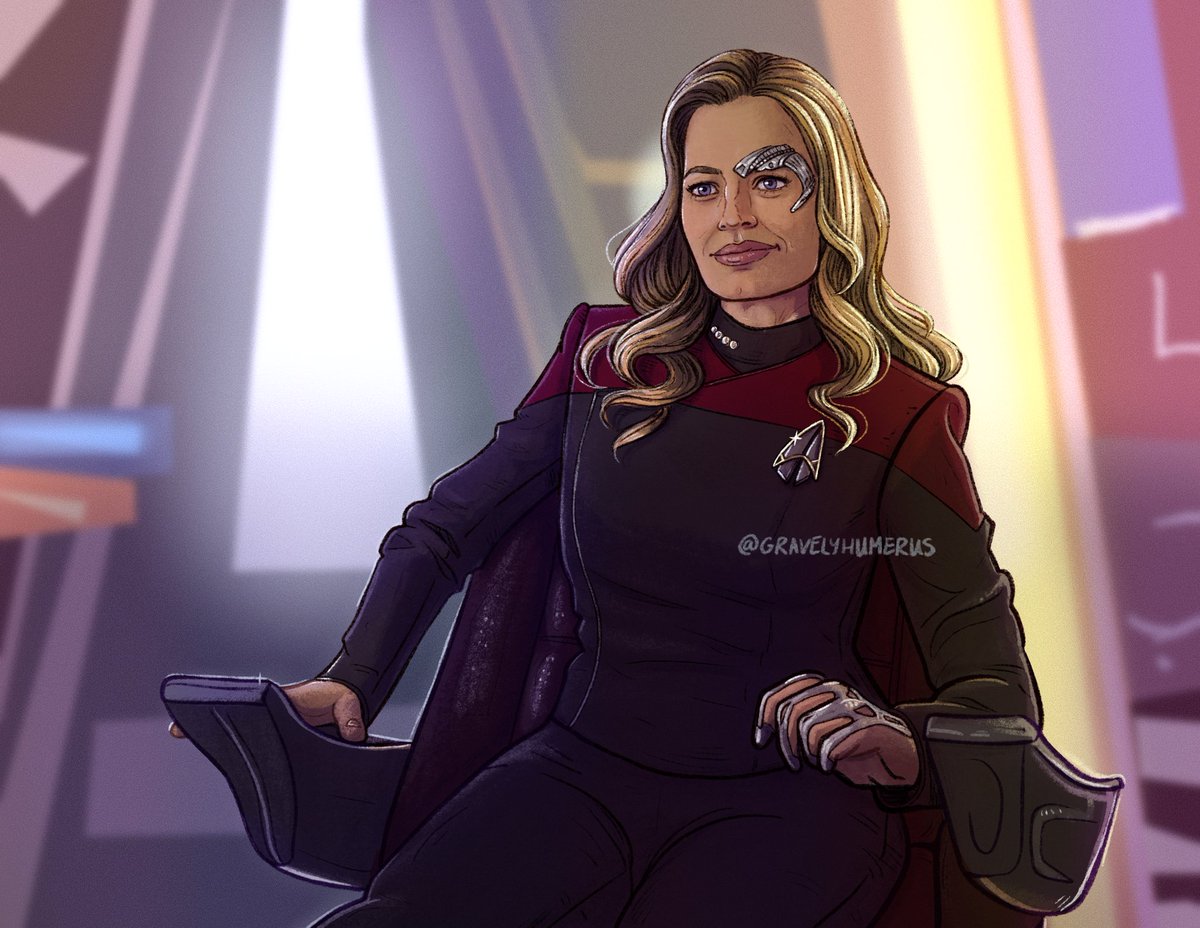 gravelyhumerus's tweet photo. Captain Seven Of Nine 🫡 #StarTrek #StarTrekPicard #PicardSpoilers https://t.co/xSStmwnf2H