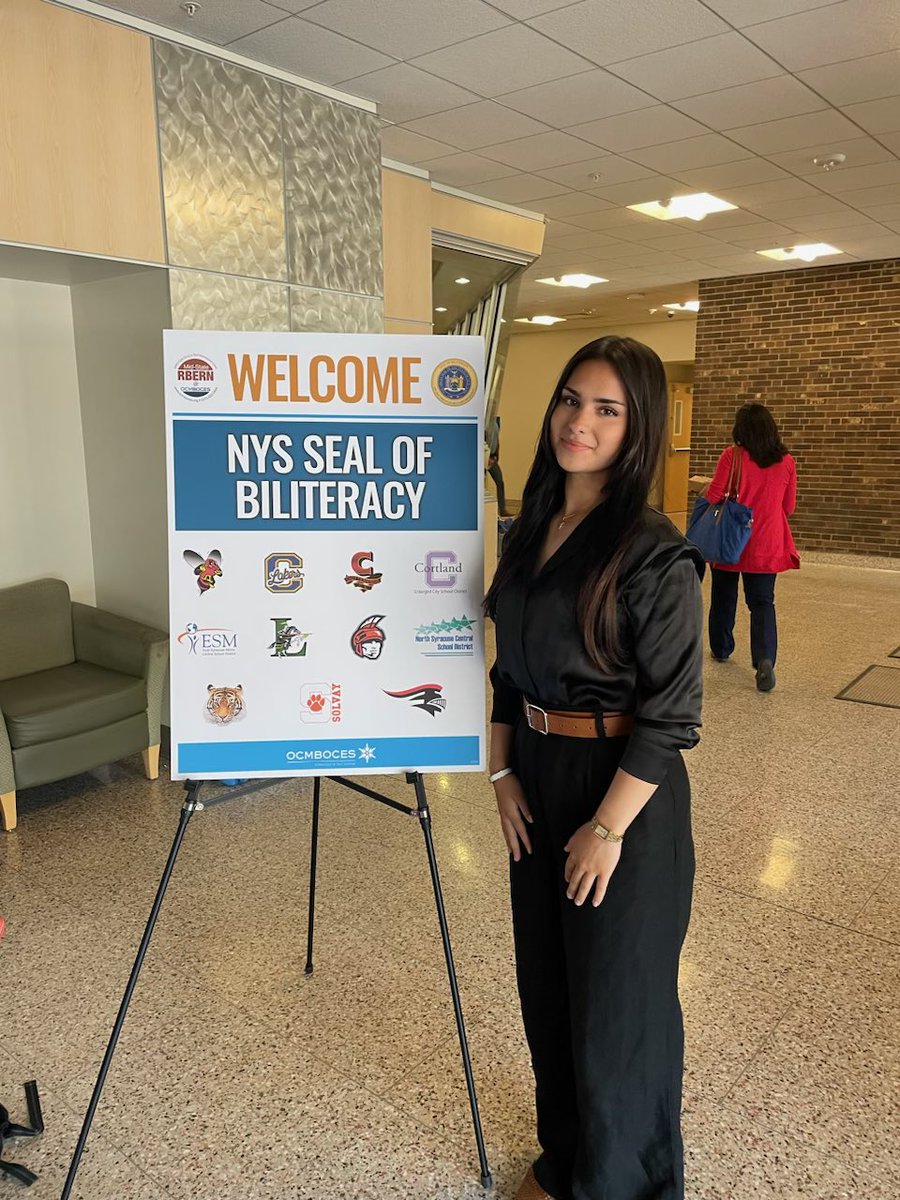 And another amazing young lady! ¡Bien hecho!