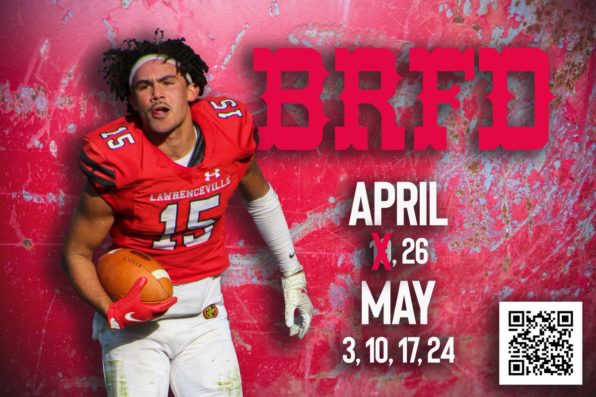 CoachPoeWins's tweet photo. Finish Friday...by updating your calendars for next week. "Hey Siri. Hey Google. Lock me in for BRFD on April 26th. There's going to be DUDES there!" #ComeSeeBigRed 🔴 https://t.co/6Ri3cQFnzI