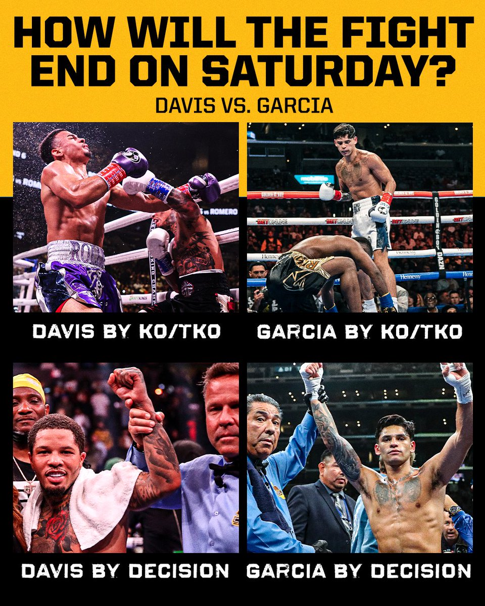 ESPNRingside's tweet photo. What’s your prediction for #DavisGarcia? 👀 https://t.co/V0jMvcPdNu