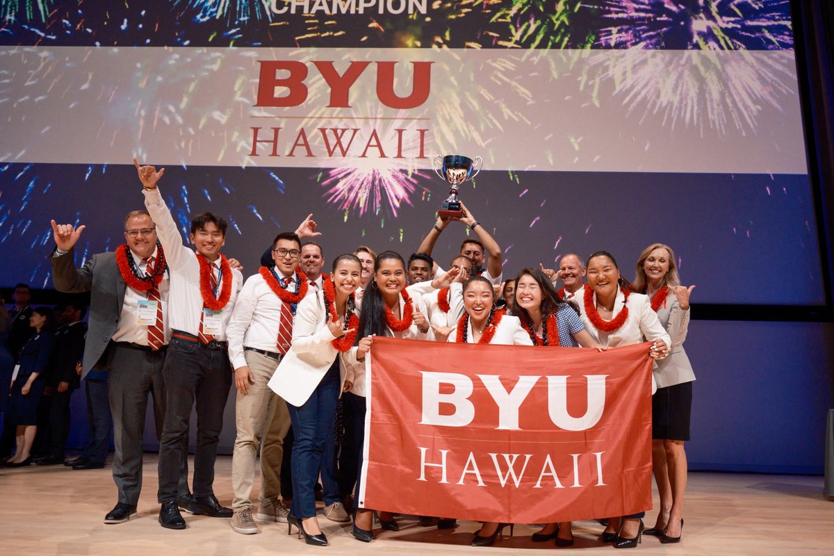 enactus's tweet photo. Congratulations to the @Enactus_USA National Champion, Brigham Young University-Hawaii! We'll see you 17-20 October at #EnactusWorldCup 2023 in Utrecht, Netherlands! 🏆🎉 https://t.co/3DBYV2ecno

#WeAllWin #ThriveWithEnactus #NextGenLeaders #Enactus https://t.co/CVX0hKy7Jz
