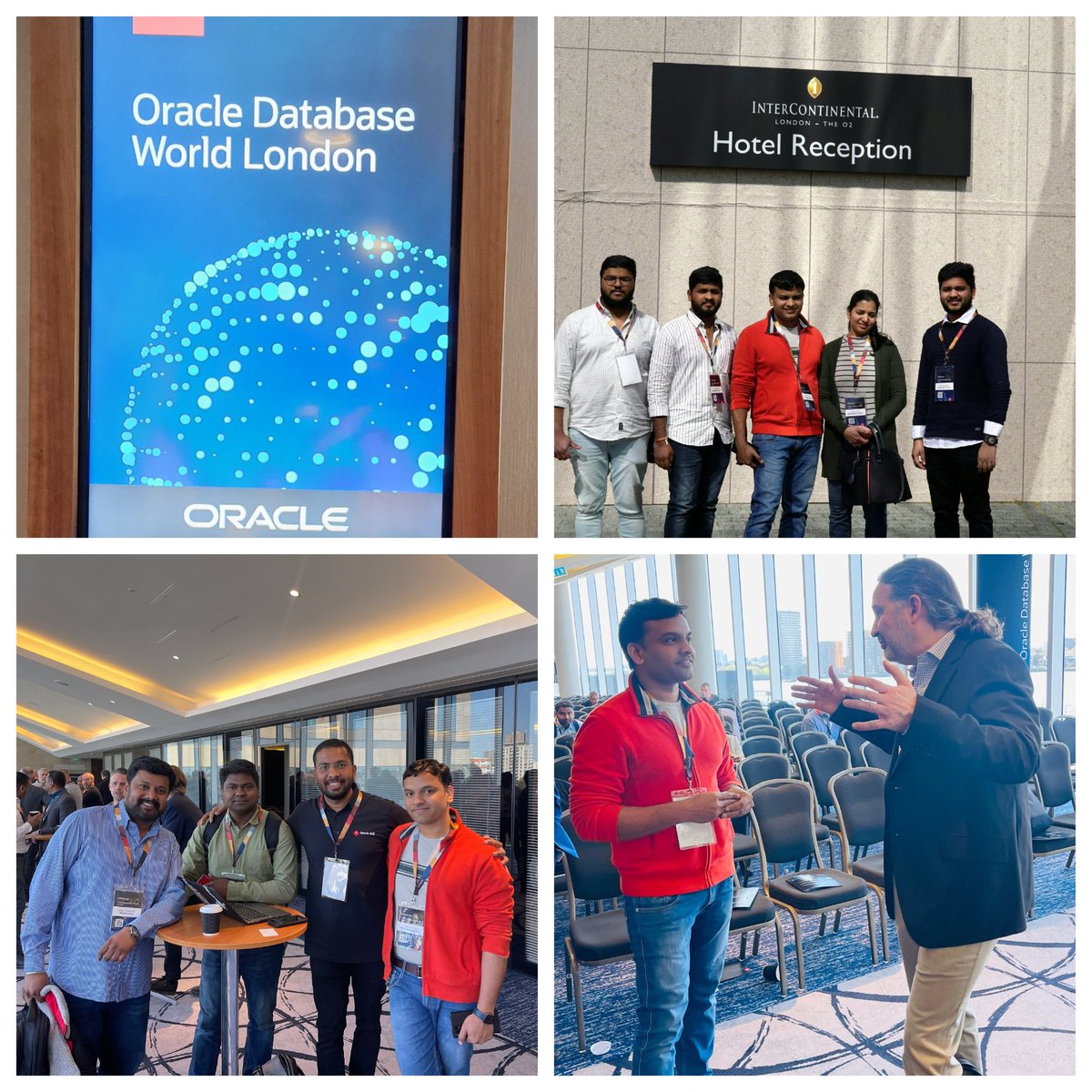 millionlogics's tweet photo. It was a spectacular event of Oracle Database World, London on Friday 20th April 2023. Few of our UK team has got an opportunity to attend this and meet Juan Loaiza, Mike Dietrich Keith Laker & Ludovico Caldara & Oracle ACE Mr. Sai
#oracledatabaseworld @Oracle @OracleDatabase https://t.co/QI3vzEM1gh
