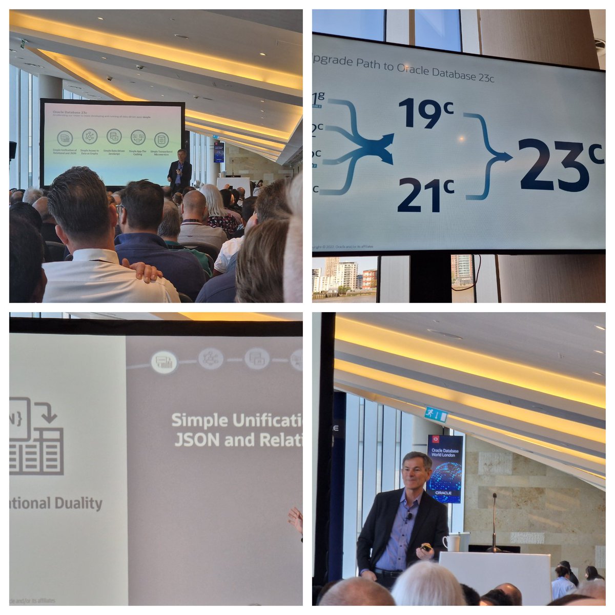 millionlogics's tweet photo. It was a spectacular event of Oracle Database World, London on Friday 20th April 2023. Few of our UK team has got an opportunity to attend this and meet Juan Loaiza, Mike Dietrich Keith Laker & Ludovico Caldara & Oracle ACE Mr. Sai
#oracledatabaseworld @Oracle @OracleDatabase https://t.co/QI3vzEM1gh