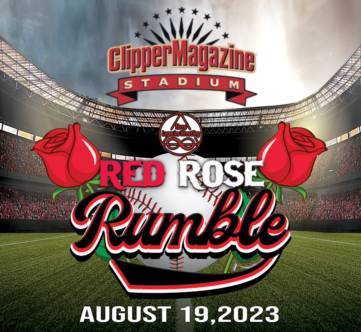 3Legacies's tweet photo. We are excited to partner up with the @gobarnstormers and #ClipperMagazineStadium to bring to you our first annual #RedRoseRumble Event on August 19! Ticket information will be released soon. #LancasterPa https://t.co/8GScTilPbq