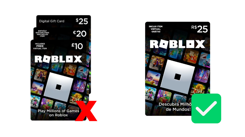 Cartão Roblox, comprar gift card roblox - GSGames - Sua Loja de Jogos Online
