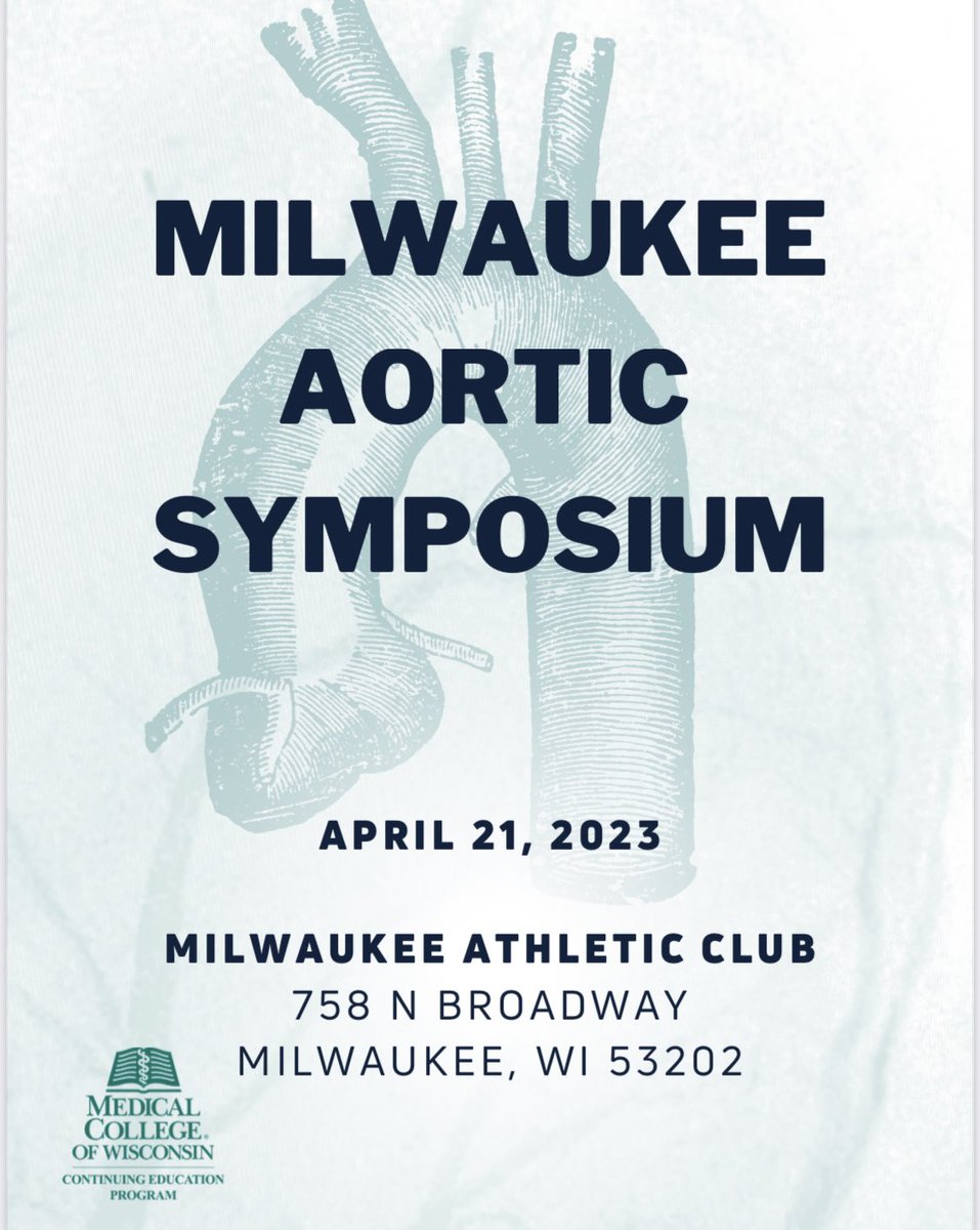 ndlewirecathetr's tweet photo. Phenomenal collaborative aortic symposium in Milwaukee! So thankful for the opportunity to attend!

Our @MCW_VIR faculty presenting in their usual eye-opening fashion👀
@MattScheidtVIR @paragpatel_IR 

@MCWVascSurg @MCWSurgery @SIRspecialists @VascularSVS @SIRRFS @FutureVascSurgn https://t.co/HD6DQ7nafI