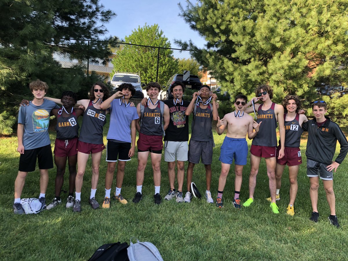 Garnetsxctf's tweet photo. Awesome work from this crew at the Crusader Frosh/Novice Meet!  Great work guys! @HHGarnets https://t.co/ZR6bOwh7NA