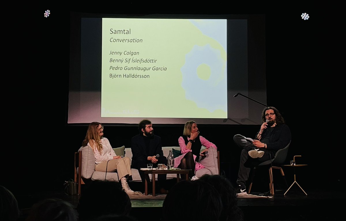 Af öðrum ólöstuðum stendur panell @bjornhalldors á <a href="/LitRvk/">Reykjavík Literary Festival</a> með Benný Sif, Pedro Gunnlaugi og Jenny Colgan upp úr #litrvk #ABBA
