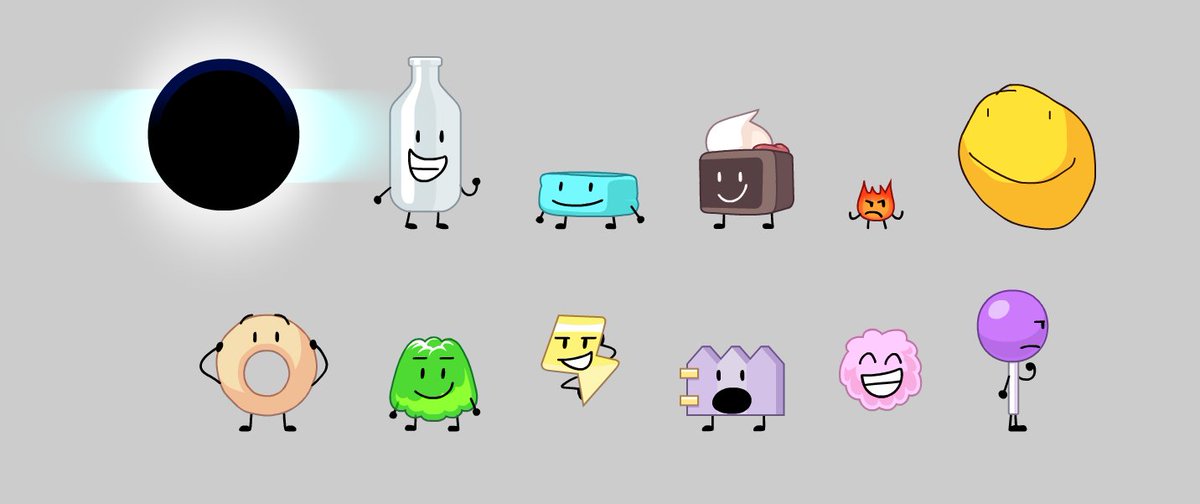 doodlesskaboodles on X: gen 3 bfdi assets are done!