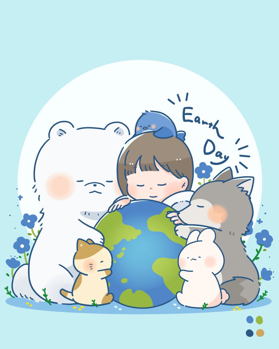 今日は地球環境について考える記念日🌏🍀

#EarthDay2023
#アースデー https://t.co/3LBsvURni2
