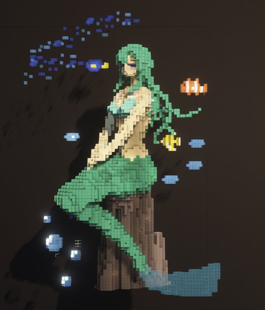 人魚！
#minecraft