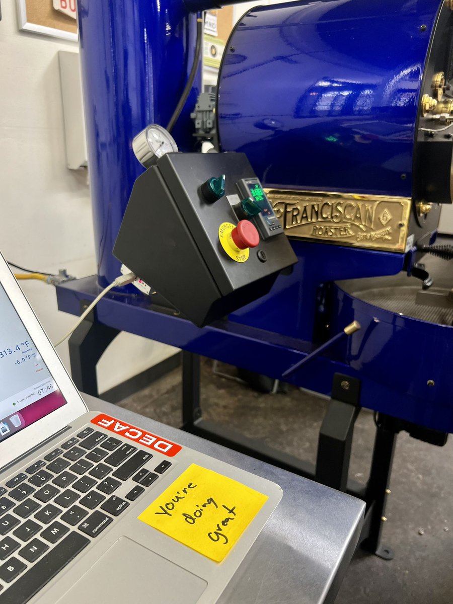 SanFranRoaster's tweet photo. Special thank you to @buckmancoffeefactory for hosting our education events with @markitats1981. We hope to see you tomorrow at booth #253!
#specialtycoffeeexpo2023 #sanfranroaster #SF10 #SF1 #scaexpo2023 #catcloudcoffee #bendroasting #telegraphcoffeeandtap #slayerespresso https://t.co/CdXS4YTDxL