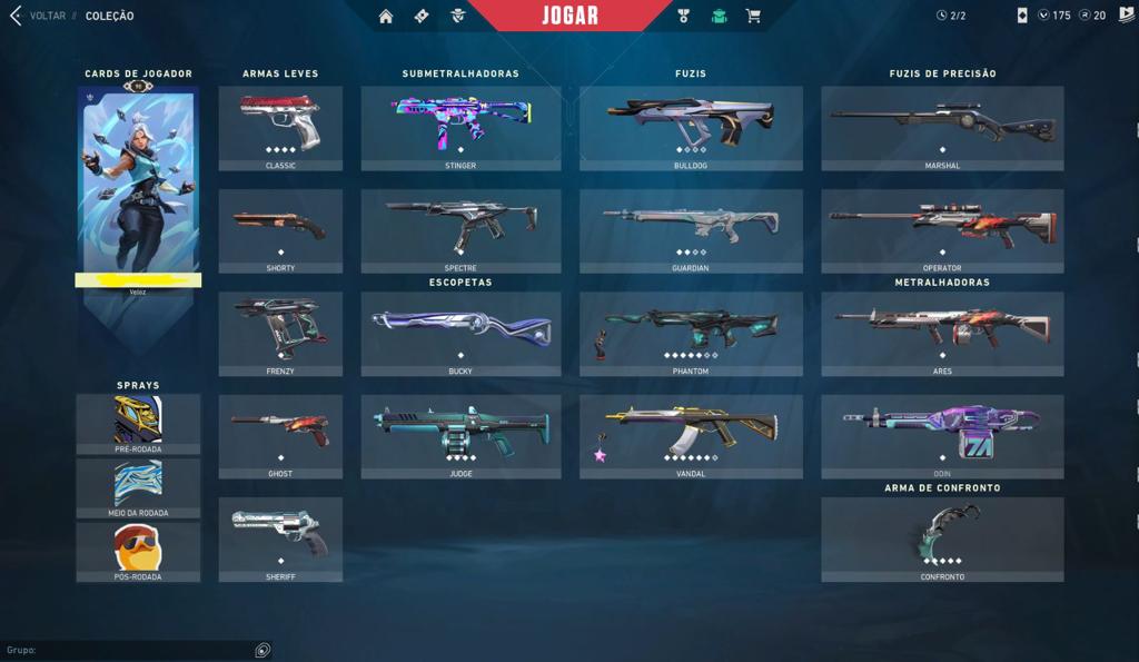 Quintao_77's tweet photo. I'm selling a Valorant account for €140 (negotiable), it has banners from all chapters and more than 60 skins.
Servers EUW https://t.co/1Gc7Ff6g5k