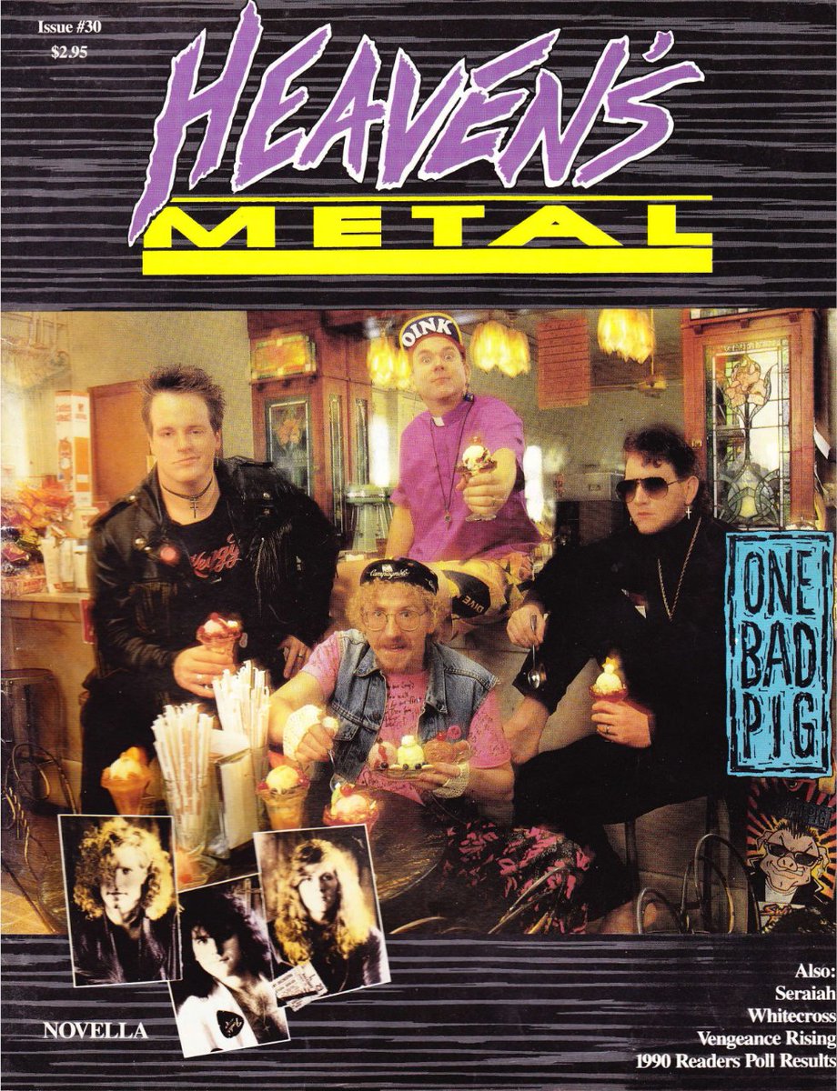 ClassicRock777's tweet photo. One Bad Pig on the cover of Heavens Metal Magazine in June 1991.
.
🙏Please Support us: https://t.co/Ad0DrsbEQT 🙏
#classicchristianrock #ccm #christianrock #classicrock #OneBadPig #OINK https://t.co/NCv396U0nJ