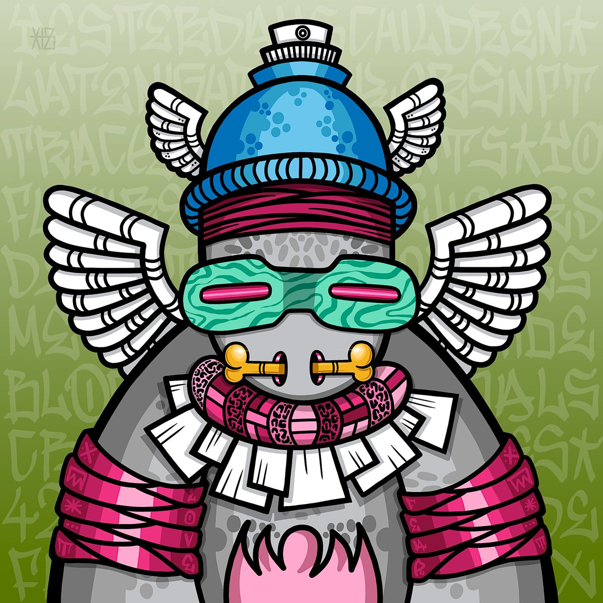 Don_Giov's tweet photo. Tribe.
Tribal Green Goblin, this Flux is Dope, he's got the rarest Shades on him.
Archangel Wings and Demigod Head, this Flux is on another level, he flies above your head.
Flying above NFC, this Flux is always ready to Graffiti. π₯π¨π₯
@FLUXTRIBE420 #tezos #DeviantDevs https://t.co/MQ30MkOxlI