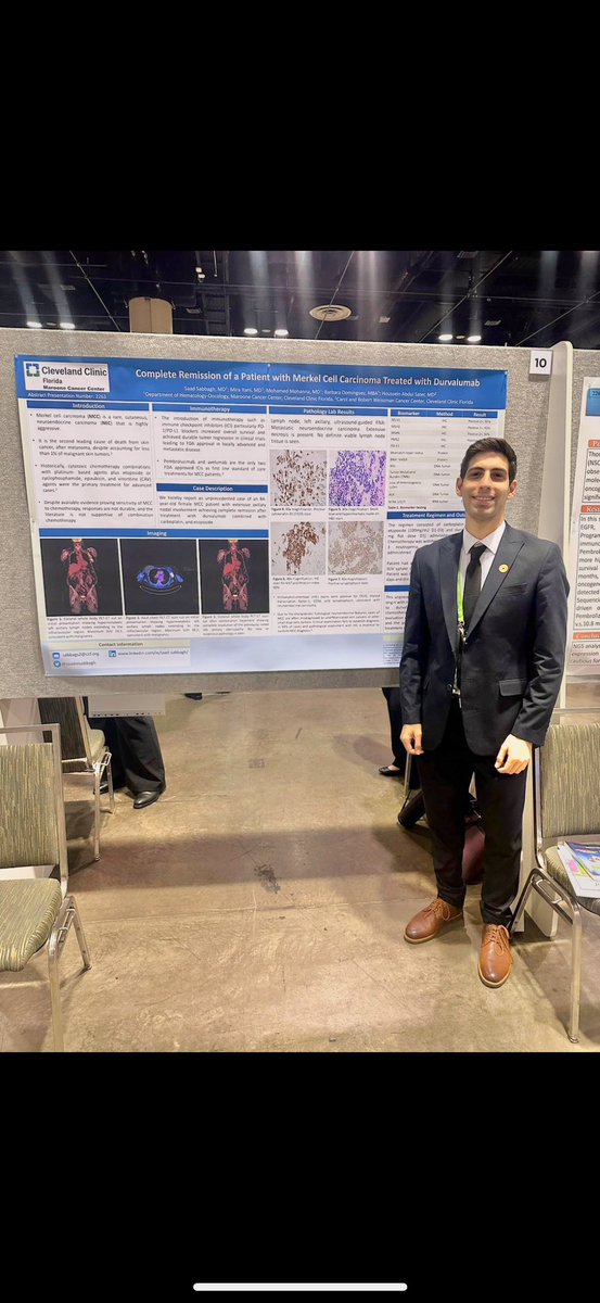 Saad Sabbagh (@saadmsabbagh) on Twitter photo Honored to have had the opportunity to present our work at the annual #AACR 2023 conference. Credits to the mentors <a href="/ArunNagarajanMD/">Arun Nagarajan</a> <a href="/HSaterMD/">Sam Sater, MD</a> <a href="/drznahleh/">Zeina Nahleh, MD, FACP</a> and <a href="/Cancer_CCFla/">Maroone Cancer at Cleveland Clinic Florida</a> team who made it possible. Honored to have had the opportunity to present our work at the annual #AACR 2023 conference. Credits to the mentors <a href="/ArunNagarajanMD/">Arun Nagarajan</a> <a href="/HSaterMD/">Sam Sater, MD</a> <a href="/drznahleh/">Zeina Nahleh, MD, FACP</a> and <a href="/Cancer_CCFla/">Maroone Cancer at Cleveland Clinic Florida</a> team who made it possible.