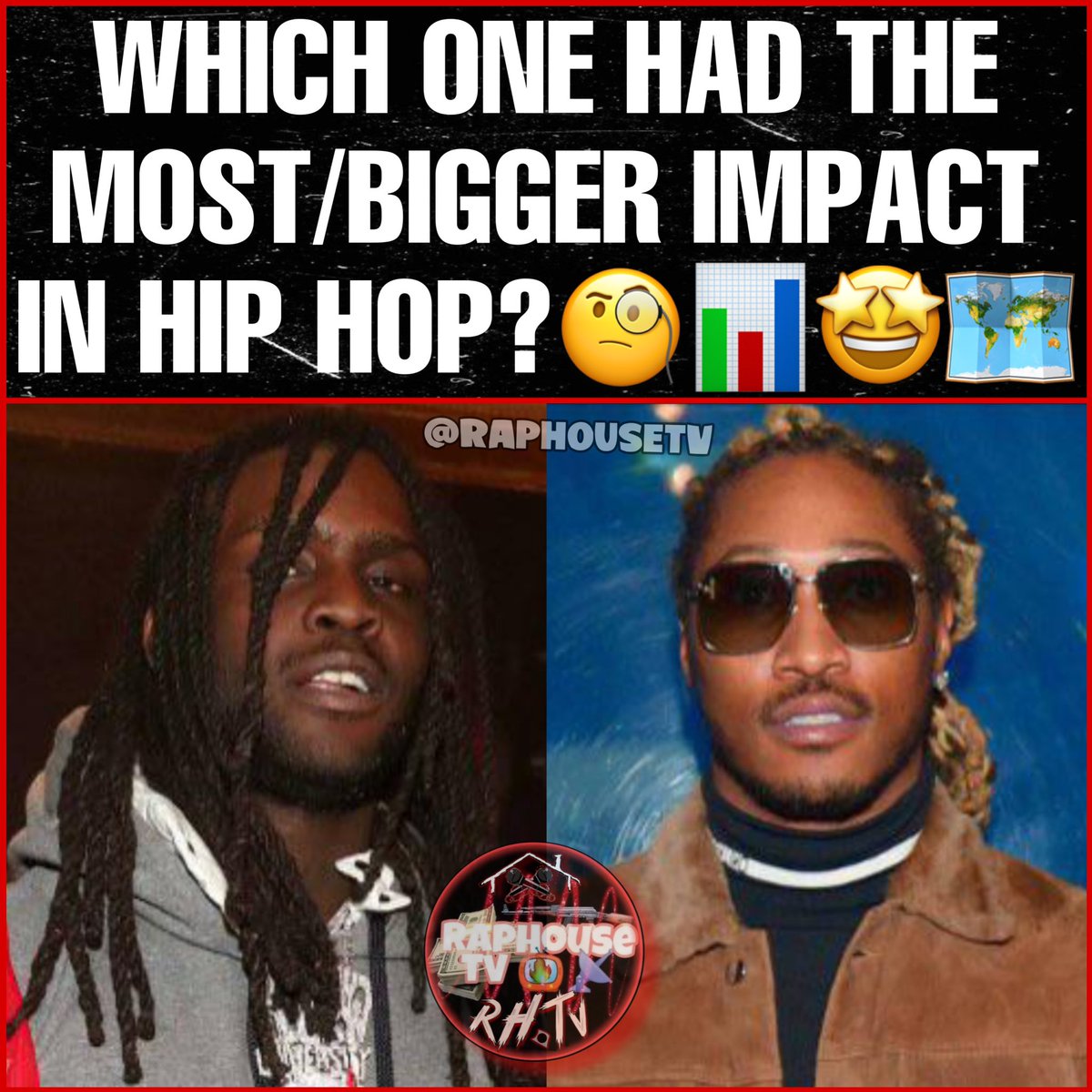 Who had the bigger Impact in Hip Hop history Chief Keef or Future 🤔📊🤩🗺️