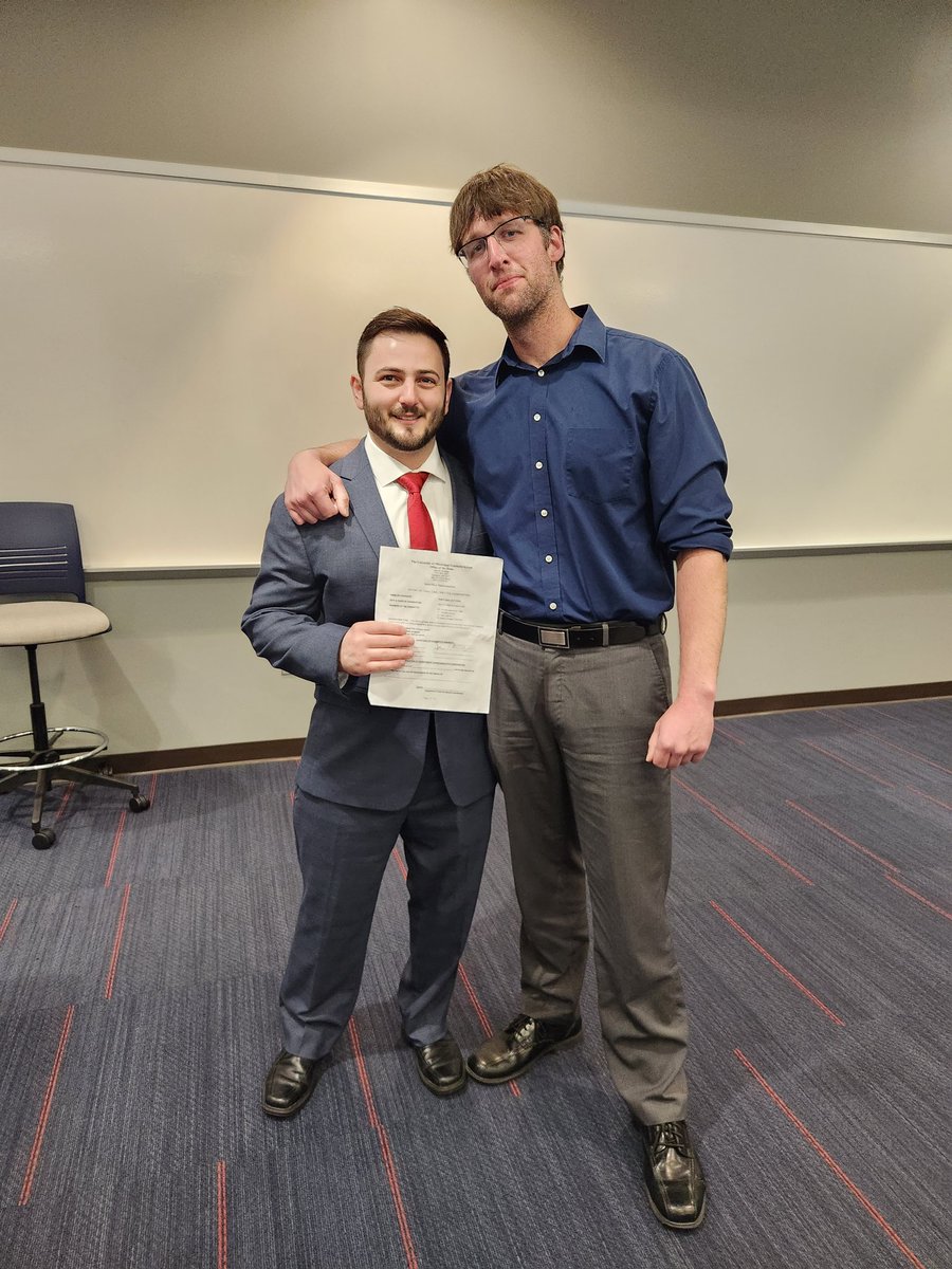 jploenneke's tweet photo. Congratulations to Dr. Rob Spitz who successfully defended his dissertation today...a job well done #OleMissMuscle https://t.co/HByG7m3UwI