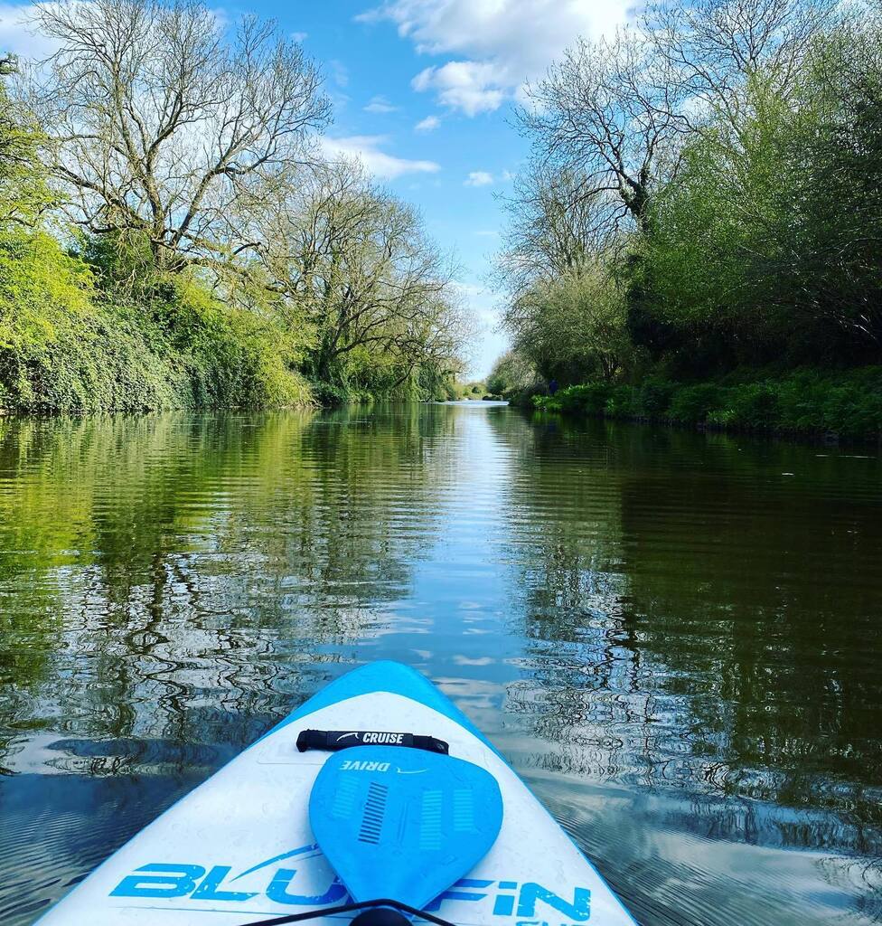 First time paddle-boarding on a canal; a fine way to see another side of Chichester! instagr.am/p/CrUJwKVoEsB/
