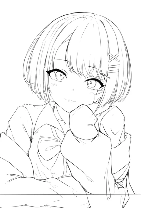 学生トワ様描いてます 