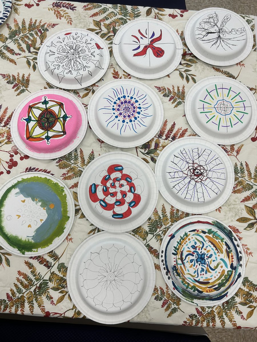 cams_wellness's tweet photo. Students enhanced their spiritual, emotional, and social wellness through creating their very own mandalas. Excited to hang these in the Center when they are complete! 🌞 https://t.co/pNqoLMj7TR