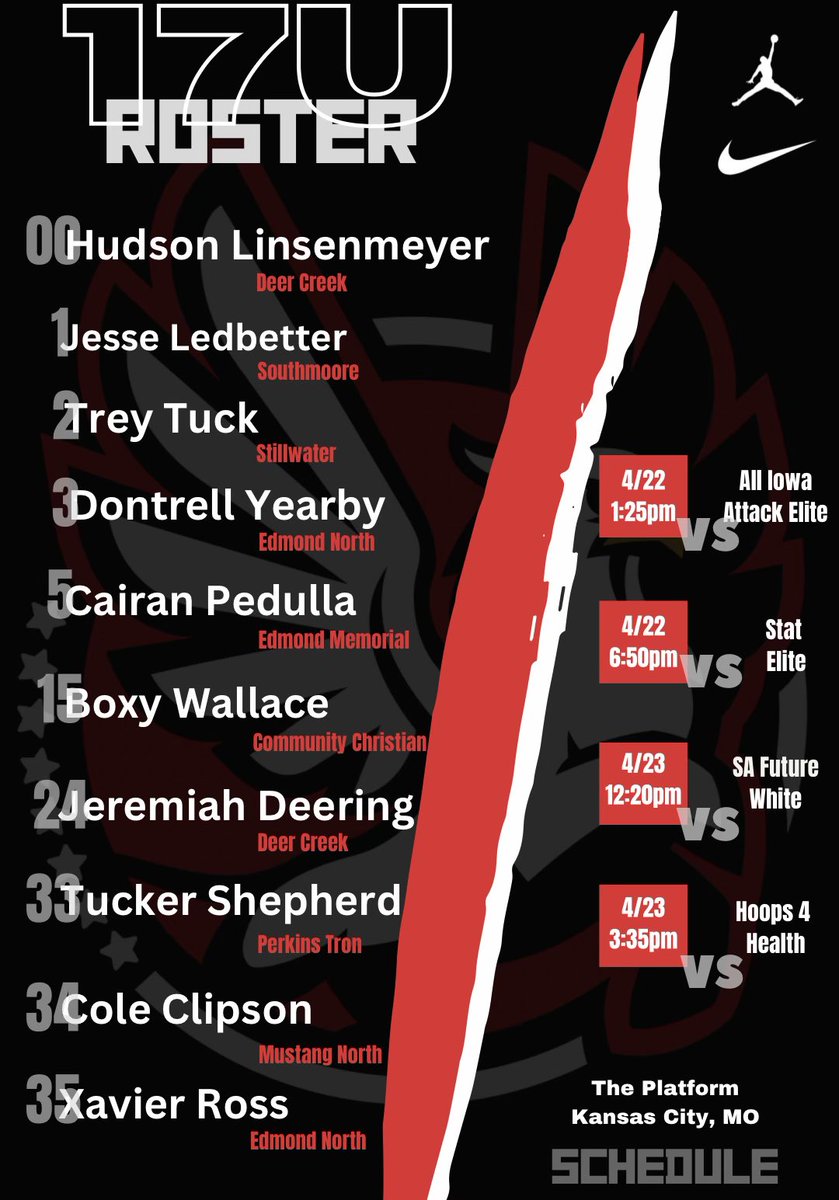 Daniel Harper (@coachdharp22) on Twitter photo Team Griffin 17u select roster and schedule for live period this weekend in Kansas City at The Stage! <a href="/RL_Hoops/">RecruitLook Hoops</a> <a href="/TheTB5Reports/">TheTB5Reports</a> Team Griffin 17u select roster and schedule for live period this weekend in Kansas City at The Stage! <a href="/RL_Hoops/">RecruitLook Hoops</a> <a href="/TheTB5Reports/">TheTB5Reports</a>