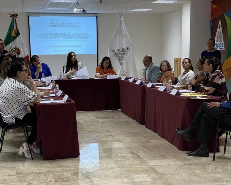 LourdesRodarte's tweet photo. Un honor poder formar parte de este esfuerzo de observancia coordinado por la @CDHEZAC el Mecanismo Independiente de Monitoreo de la Convención sobre los Derechos de las Personas con Discapacidad en Zacatecas. https://t.co/CqzacKo21Y
