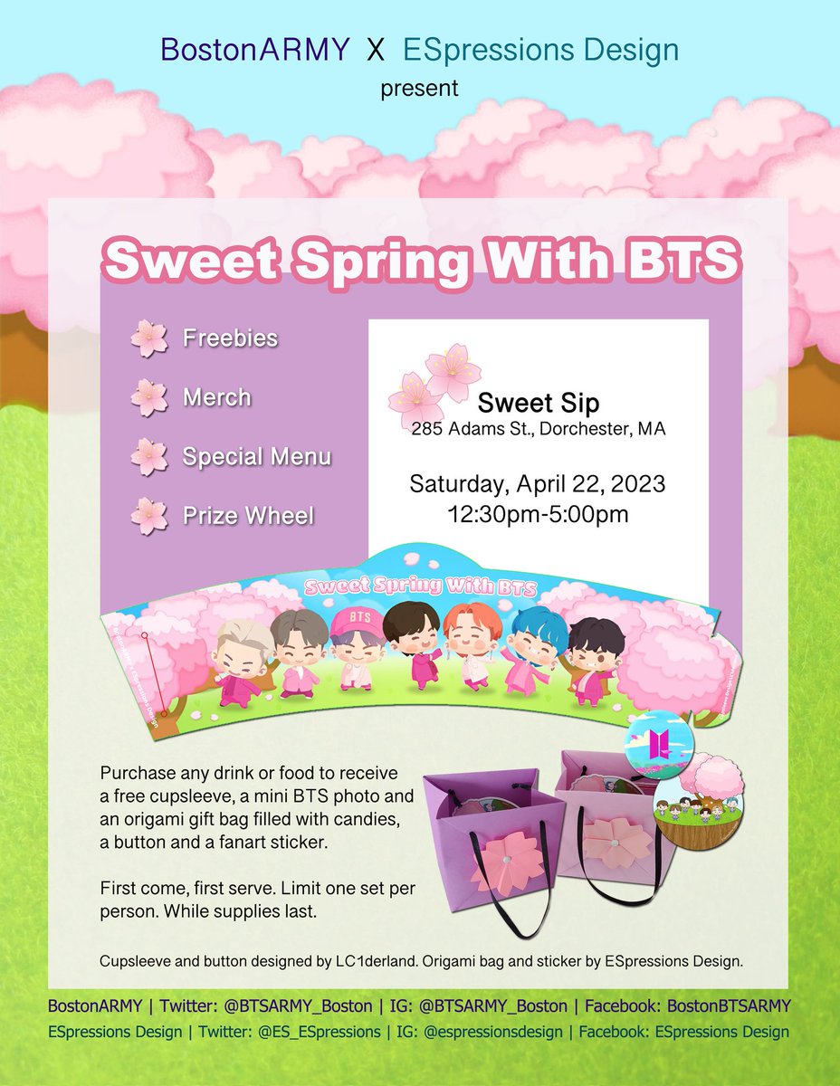 ES_ESpressions's tweet photo. Origami Goodies Bags are ready to go for tomorrow #SweetSpringWithBTS event with @BTSARMY_Boston! https://t.co/8zbUm2eTBZ