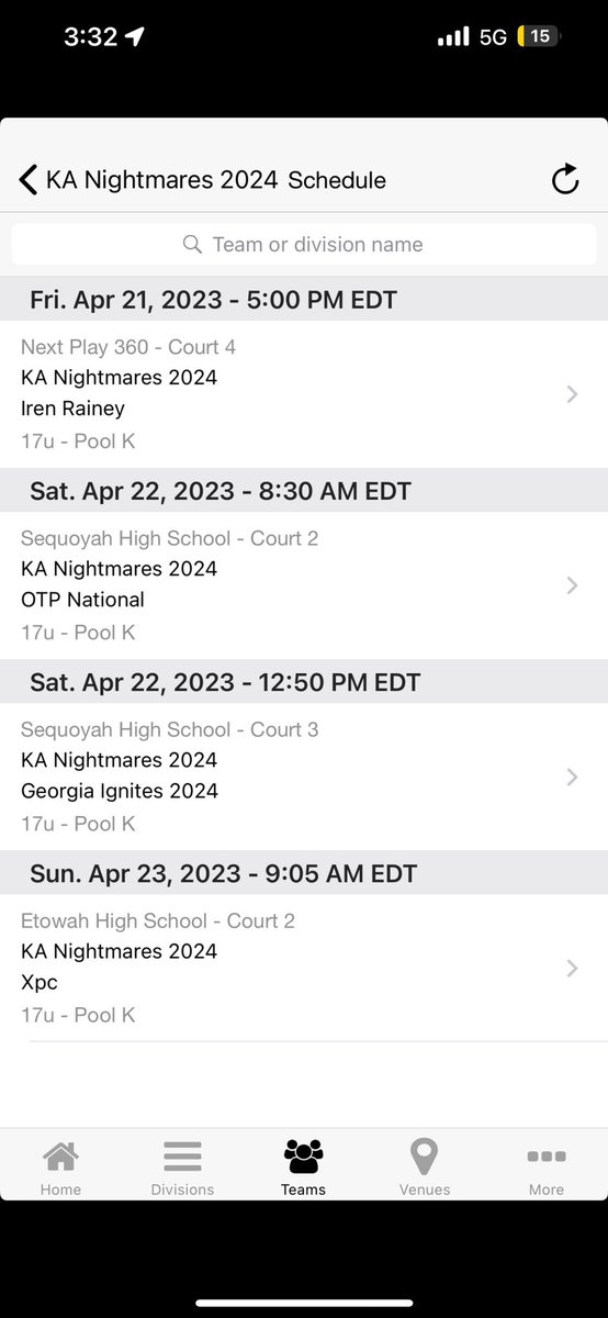 Had a great start here in Atlanta, Georgia <a href="/OTRHoops/">On the Radar Hoops Events</a>. I will be with the 17u <a href="/KA_Nightmares/">KA Nightmares</a> in the Sweet Sixteen l and will be looking forward to playing hard these next few games. <a href="/SailfishMBB/">PBA Men's Basketball</a> <a href="/ClaytonStateMBB/">Clayton State Men's Basketball</a> <a href="/CoachKhalilS/">Khalil Shakir 🏀</a> <a href="/CoachBrown248/">Andrew E. Brown II</a>