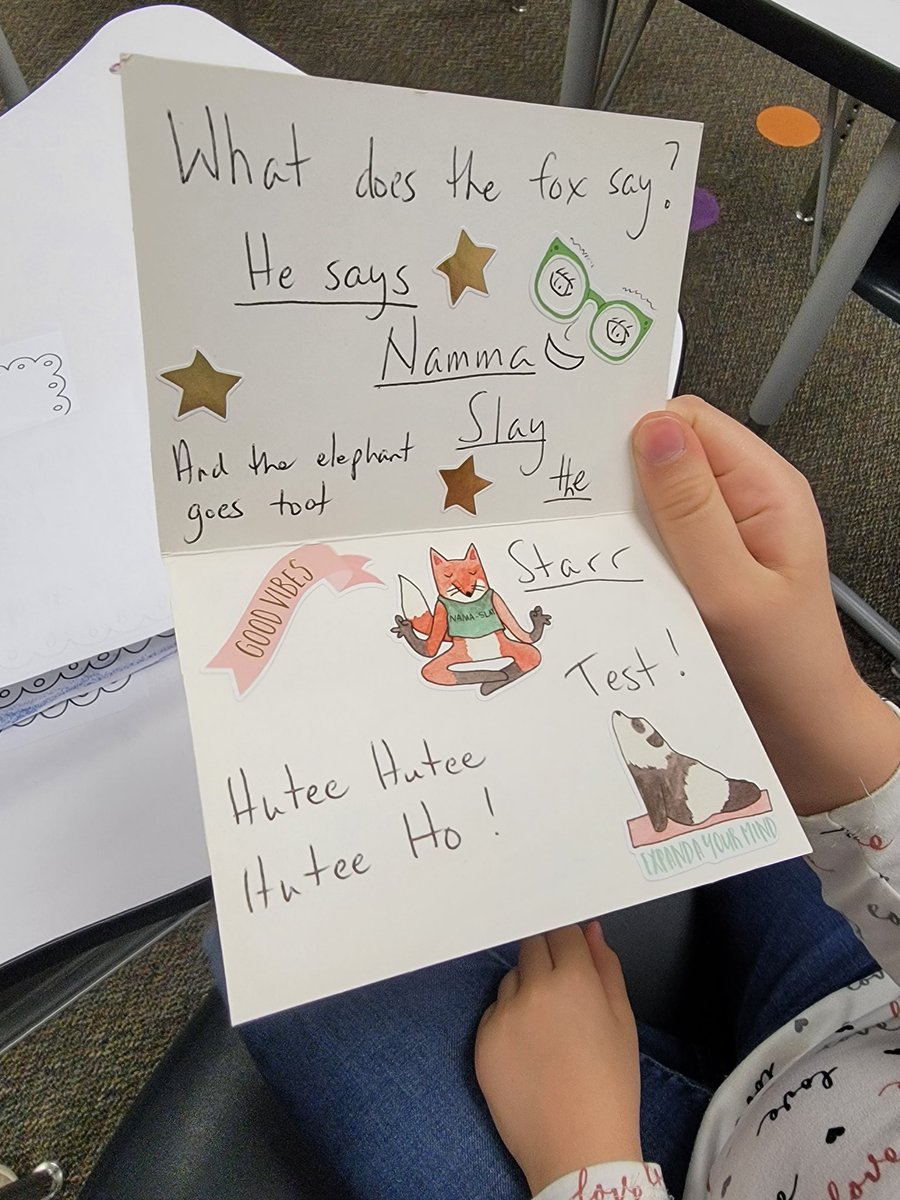 Fatima_DelCampo's tweet photo. Loved seeing the smiles on my students' faces while they read their parents' letters and cards, wishing them luck on the STAAR ⭐️. These were 2 that my students shared with me. @HumbleISD_LSE 🙌 https://t.co/IYeIZ4kSyl