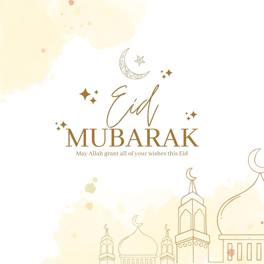 On behalf of the London North region of the Ahmadiyya Muslim Youth Association Canada, Eid Mubarak!

Let this day be filled with peace, love, and spiritual enhancement. May allah continue to bless us and purify of hearts.