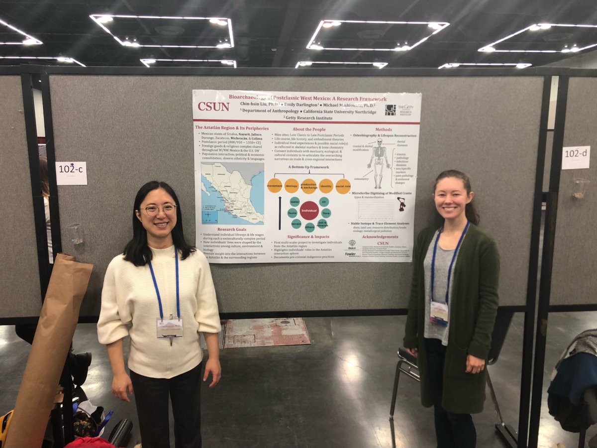AnthroCSUN's tweet photo. Dr. Liu and Emily Darlington at the 2023
Society for American Archaeology Annual Meeting! #SAA2023 #CSUN #CSUNAnthro #Archaeology https://t.co/IzJCGGZrMe