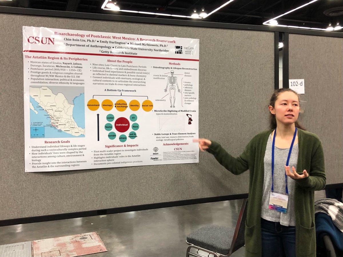 AnthroCSUN's tweet photo. Dr. Liu and Emily Darlington at the 2023
Society for American Archaeology Annual Meeting! #SAA2023 #CSUN #CSUNAnthro #Archaeology https://t.co/IzJCGGZrMe