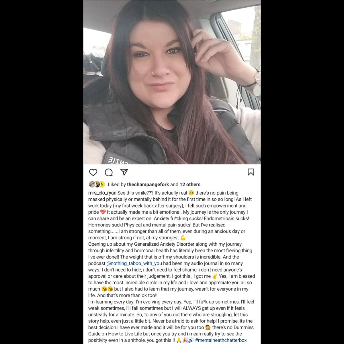 This is Me!!! #anxietywarrior #bekind #beauthentic #allowthegood #fallbutgetbackup #healthysoul #heathymind #unapologetic #mentalhealth #MentalHealthAwareness 
<a href="/ntwypodcast/">Nothing Taboo With You Podcast</a>