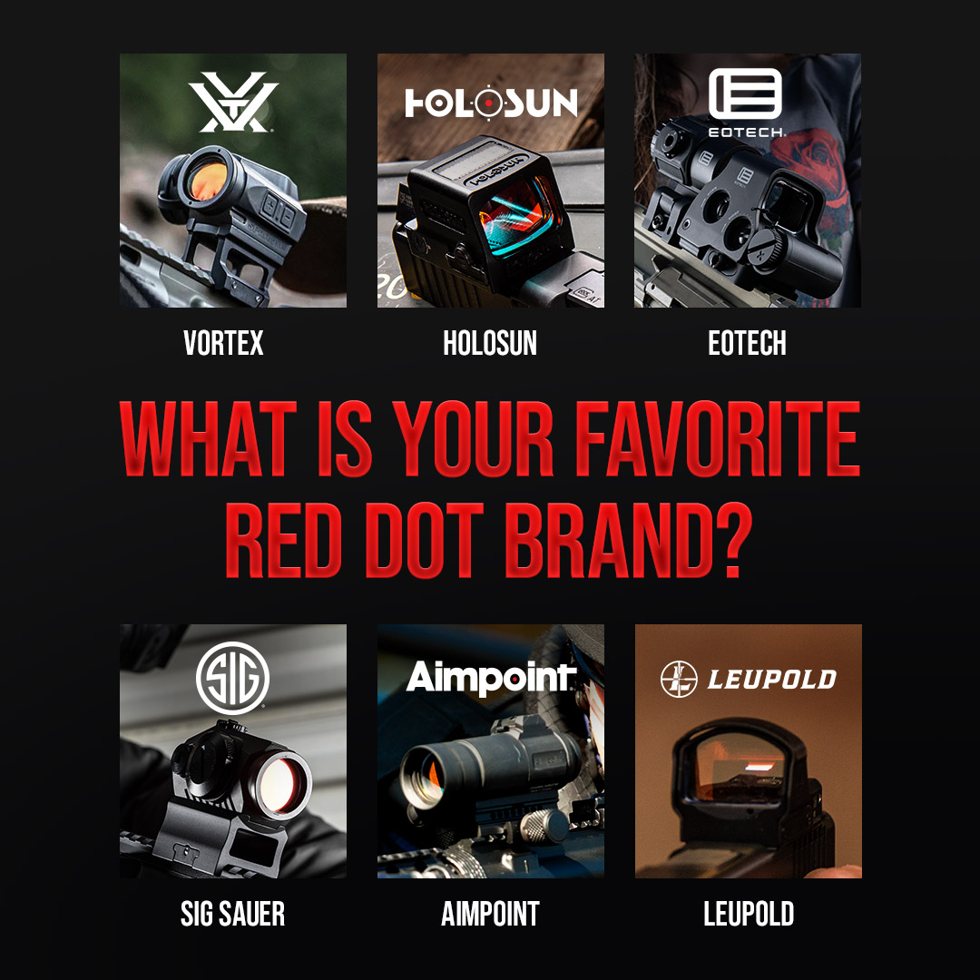 on Twitter "Which one is your favorite red dot brand? Did