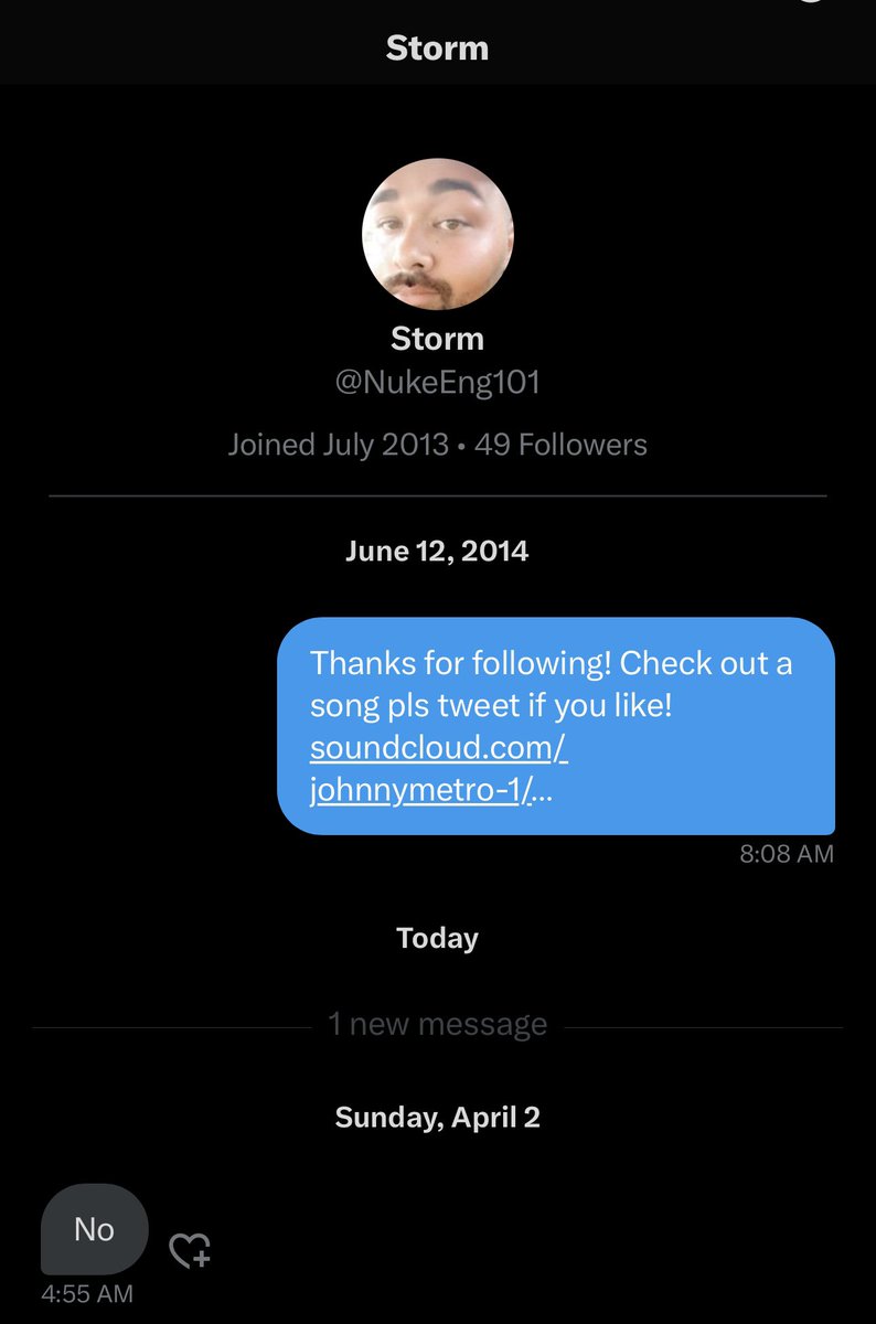 harnessflux's tweet photo. This guy took 9 years to respond to my DM, I appreciate it https://t.co/KfRJJBdIJa