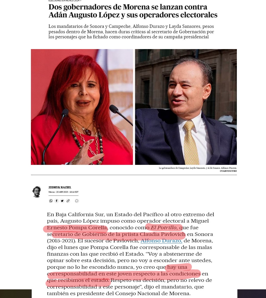 ChicShion's tweet photo. Y ahora es @AlfonsoDurazo gobernador de Sonora y Presidente del Consejo Nacional de Morena el que exhibe a @adan_augusto y todos los operadores y mapaches electorales dl PRI que tiene reclutados p su campaña

Otra prueba mas de lo denunciado por Layda y la alianza Adan-Alito-PRI https://t.co/c5yUHe1m3p
