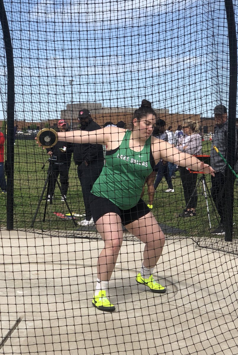 🎉 Birthday girl at it again!! 🎉

Congratulations to Altyn in throwing a PR in the Discus at the Area Meet! Altyn placed 5th with a throw of 117’8

<a href="/LDISDAthletics/">Lake Dallas ISD Athletics</a> <a href="/LakeDallasISD/">Lake Dallas ISD</a> <a href="/LakeDallasHigh/">Lake Dallas High</a> <a href="/LDHSGirlsBball/">Lake Dallas Girls Basketball</a>