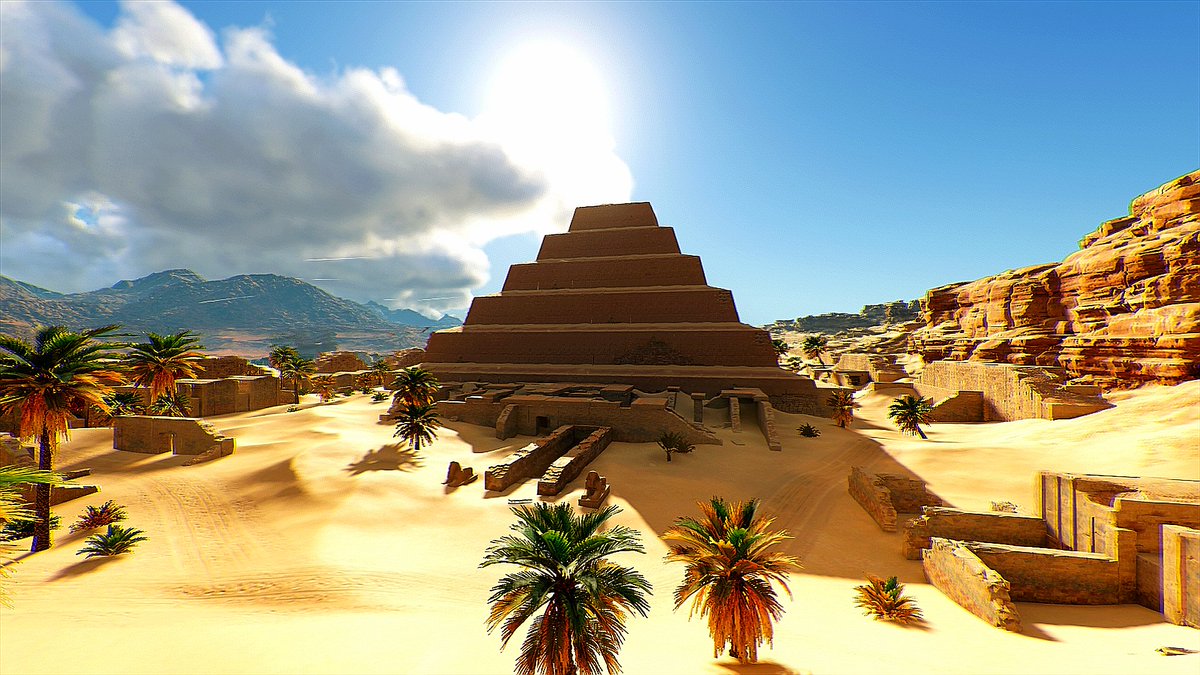 MrJesterI's tweet photo. Pyramid of Djoser
#SocietyofVP #Game #gamers #Gamers4life #AC #AssassinsCreed #AssassinsCreedOrigins #VPGamers #VirtualPhotography

(Thinking I should edit them like this more) https://t.co/qrA8ovbZ64