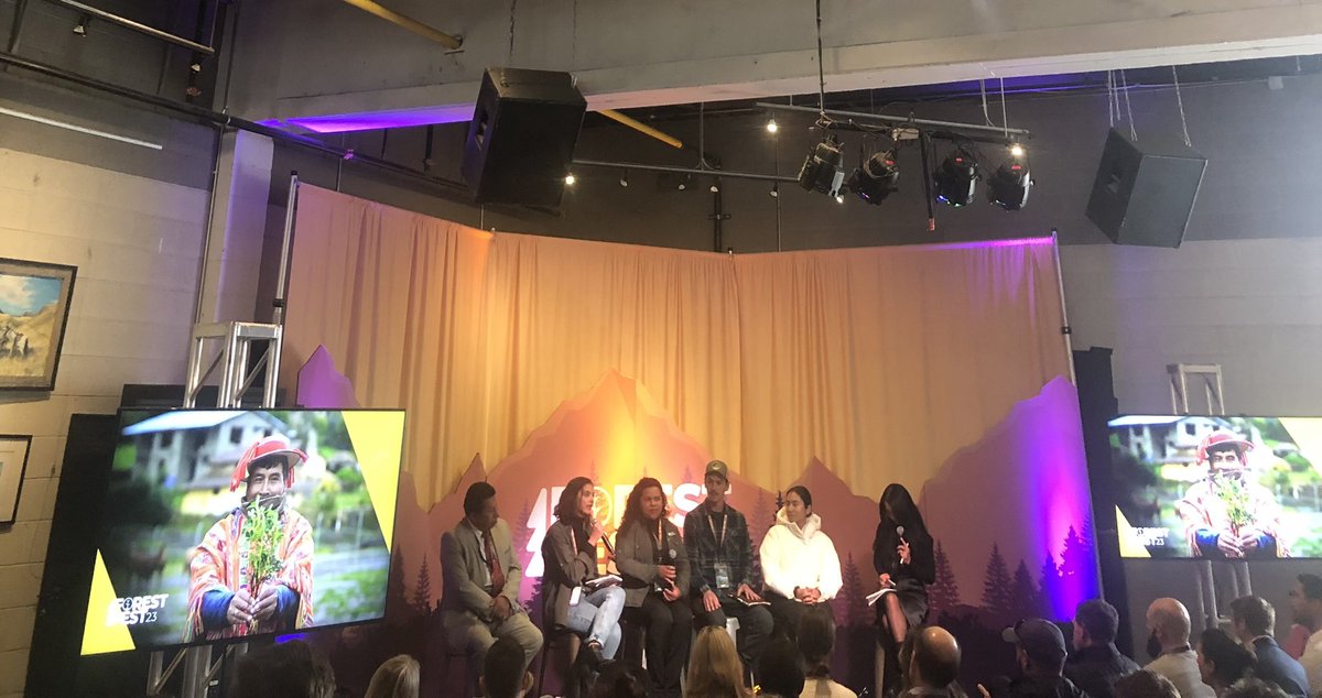 Indigenous peoples &amp; local communities at the forefront of restoration of nature.  Respect, listen to realities, dialogue &amp; learn from traditional knowledge.  <a href="/onetreeplanted/">One Tree Planted</a> <a href="/karinamay_reyes/">KM Reyes</a>