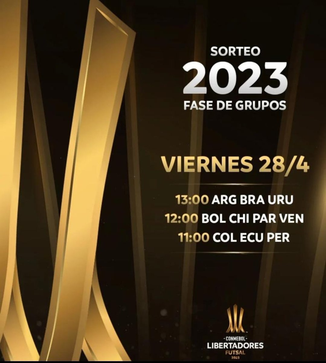 jchacon44's tweet photo. Hablemos De Futsal, Ya que falta poco para conocer los grupos de la @LibertadoresFS Qué se Realizará aca en Venezuela, Cuales serán los rivales de los nuestros @centaurosccs y @TigresFutsal 

Están Listos! https://t.co/TJzMFP2lDc