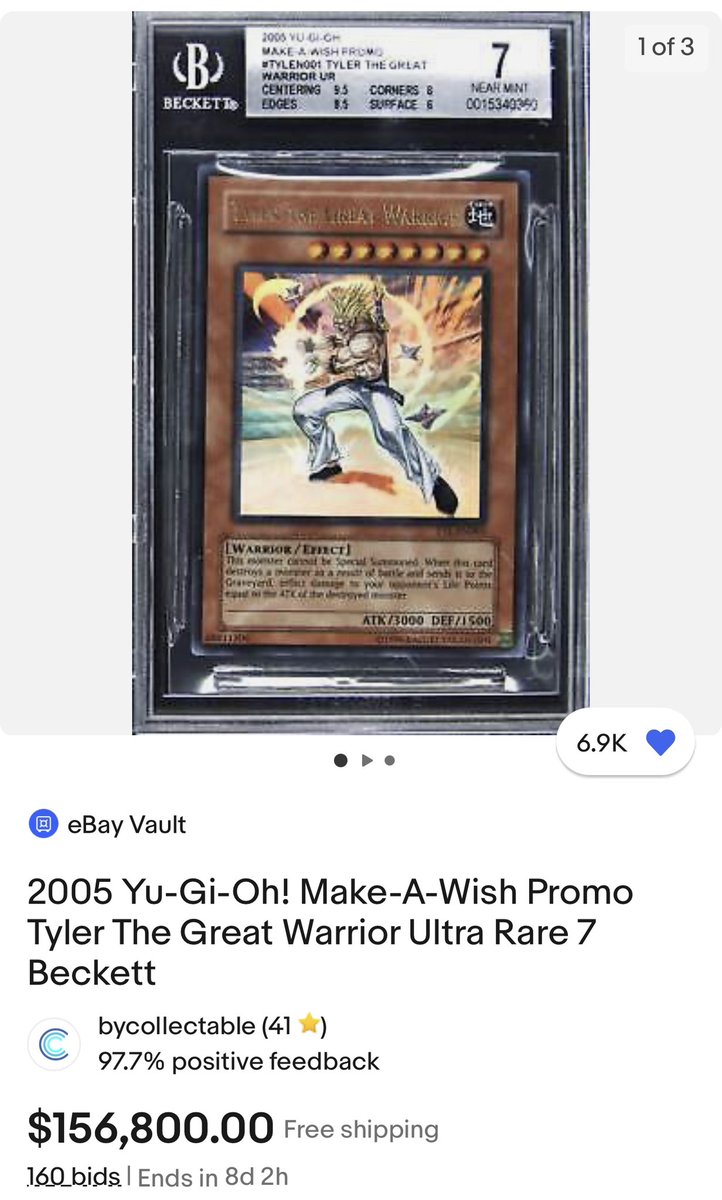 ATTENTION ALL TYLER THE GREAT WARRIOR INTERNATIONAL BIDDERS!    @beckettcollect HEADQUARTERS WILL ACT AS A MIDDLEMAN IN CASE YOU DO NOT  HAVE A US SHIPPING ADDRESS! Jeromy Murray (President/COO) 2700
