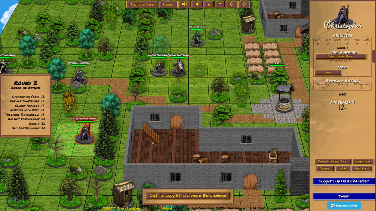 CreaturesChrons's tweet photo. My #indiedev project is a nostalgic browser-based #turnbased classic fantasy #RPG. The goal is to create a detailed and deep representation of old-school RPG games with more modern graphics while still keeping the retro style using more #pixelart inspired graphics.

The game is just as much about giving fun experiences to other, as it is about playing. You can use the adventure builder to greater and share adventures and encounters.

I started building the game in December of last year. I had a basic concept from a summer holiday project I did.

Now I'm building the game in the hope that I can make enough money to work from home and support my autistic son who also struggles greatly with #ADHD.

The whole project is really a triple-win thing. You get an awesome game, I get an income, and my son has a father that is home and available when he needs me.

The game is in early access and you can play using generic characters, that you can customize a bit. Or you can subscribe to the basic subscription and gain access to creating your own custom characters.